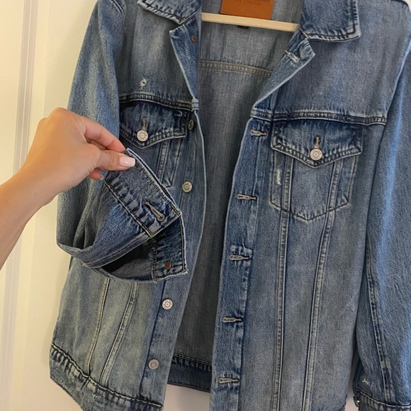 Lucky Brand Boyfriend Trucker Jean Jacket - Picture 9 of 15